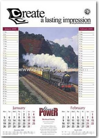 Steam Power Calendar from China