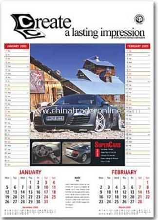 Supercars Calendar from China