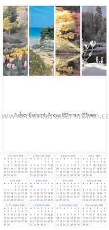 Year to View Wall Calendar from China