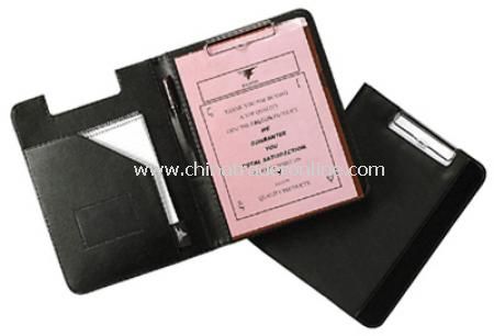 A4 Conference Folder with Clipboard - Black