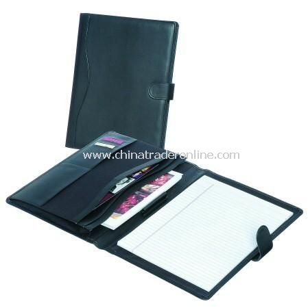 A4 PU Conference Folder with Adjustable Locking Strap