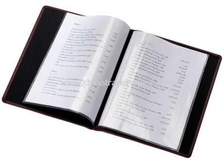 A4 Wine List/Menu Holder.