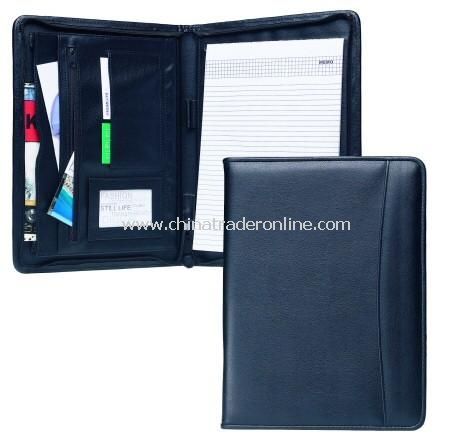 A4 Zipped Deluxe Conference Folder