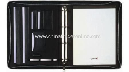 A4 ZIPPER PORTFOLIO WITH RINGS  420d from China