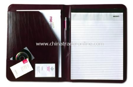 Ambassador deluxe conference folder A4, excludes note pad (item 8400) from China