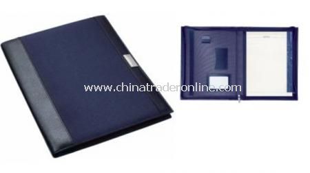Blue Tone A4 Zipper Portfolio from China