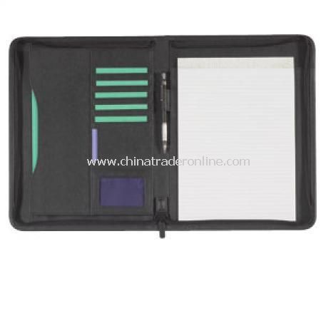 Capri Zipped Folder - Bonded Leather from China