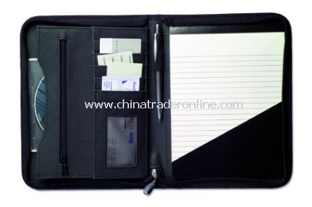 Diplomat conference folder with zip, A5, includes note pad from China