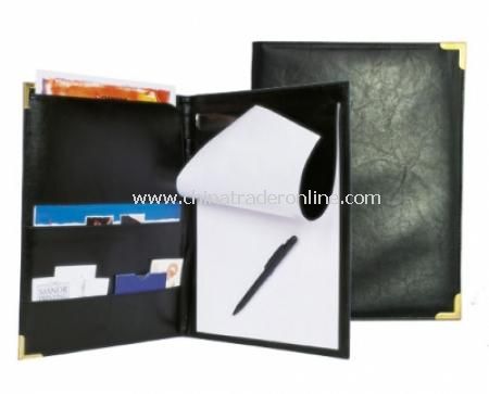PU A4 Conference Folder- Black