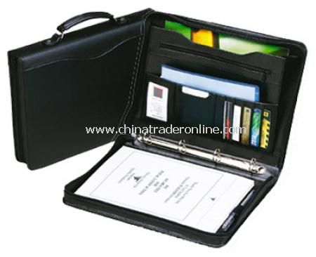 A4 Conference Folder with Handle & Calc. - Black
