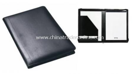 Bonded Leather A4 Zipper Portfolio from China