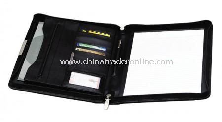 Deluxe A4 Nappa Leather Conference Folder from China