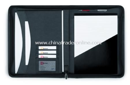 Diplomat conference folder A4, with zip, includes note pad, boxed from China