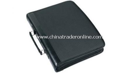 LEFT HANDED ZIPPER PORTFOLIO DE-LUXE With notepad from China