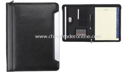 Metal Edge Zipper Portfolio from China