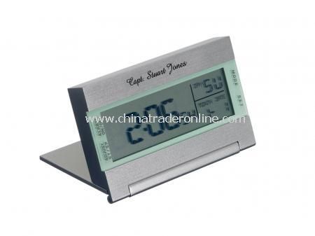 LCD Travel Alarm Clock from China