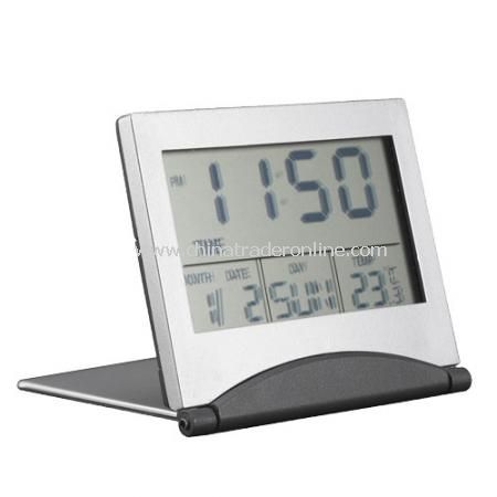 Slim Line Folding Alarm Clock from China