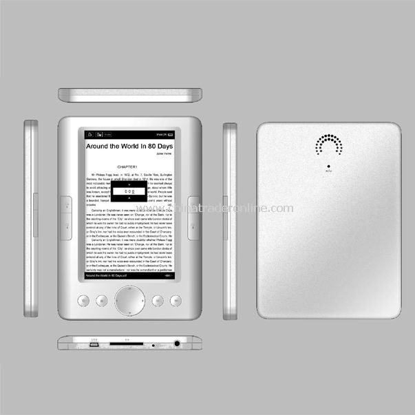 5 inch TFT screen E-book Reader from China