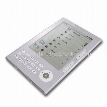 7-inch E-book Reader with TFT Display, Calendar and G-sensor Function from China