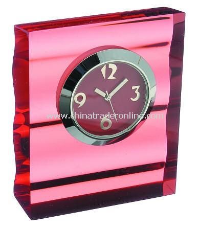 Acrylic Wave Design Desk Clock from China