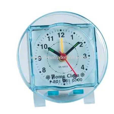 Transparent Blue Clock