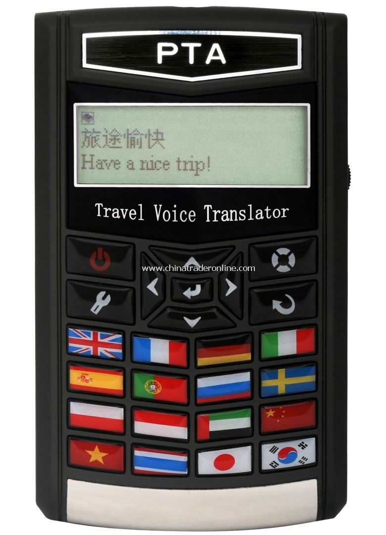 16 Languages Traveling Translator with Flag version