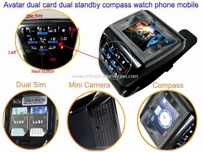 dual sim watch phones with camera