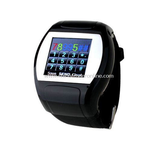 Quad Band Bluetooth FM Touch Screen Watch Cell Phone from China