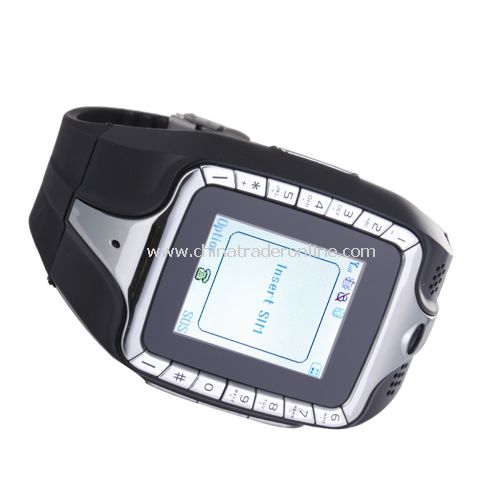 Tri Band Bluetooth Touch Screen FM Watch Cell Phone