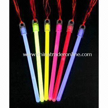 Mega Glow Sticks, Made of PE, Wrapped with Lanyard/String Enclosed