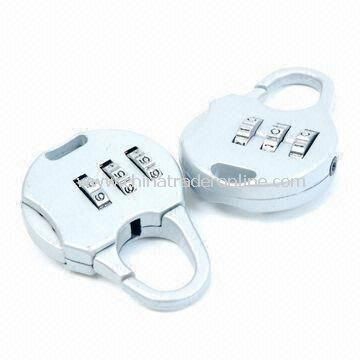 Portable Combination Lock, Any Color Available