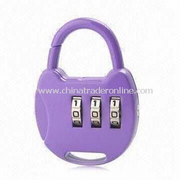 Portable Combination Lock for Luggage Bags, Travel Bags and Briefcases from China