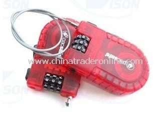 Travel Cable Combination Lock from China