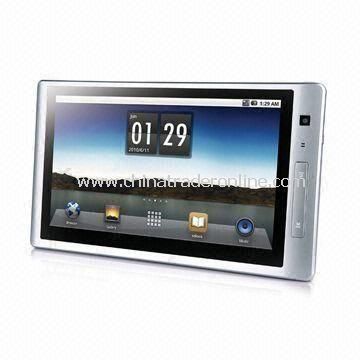 10.1-inch Tablet PC with 256MB DDR2 Internal Memory and Wi-Fi Connectivity