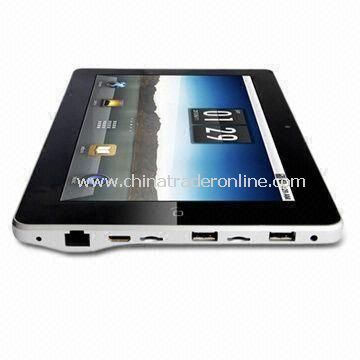 1,024 x 600p 10.1-inch Tablet PC with 256MB DDR2 Internal Memory and Wi-Fi Connectivity from China