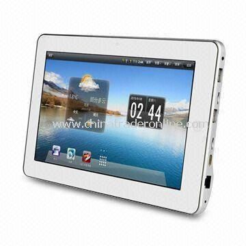 1,024 x 600p 10.1-inch Tablet PC with Wi-Fi Connectivity and 256MB DDR2 Internal Memory from China