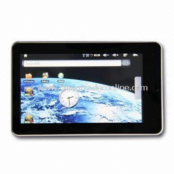 7-inch Tablet PC, Android 2.1, with Strong Open GL 3D Display Function from China