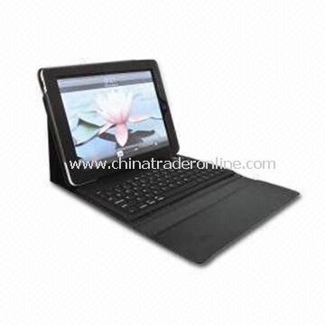 76 Key Keyboard, with Leather Case for Apples iPad and Keyboard Made of Silicone Material from China