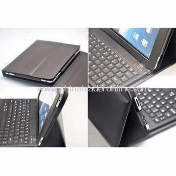 Leather Case for Apples iPad, with Bluetooth Keyboard and Comfortable Casing Protection from China