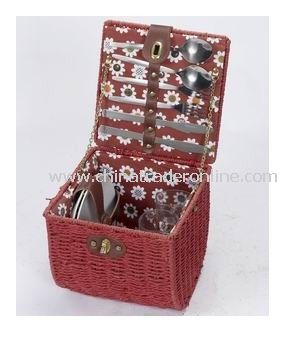 Picnic Basket for 2 From Paper Rope