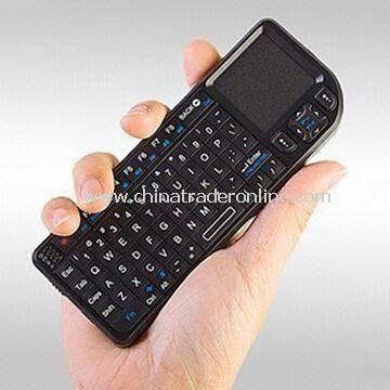 Rii Mini Wireless Bluetooth Keyboard with TouchPad, Laser Pointer, and Remote Control from China