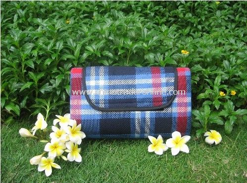 Scotland Scottish Style Fleece Polyester Picnic Blanket from China