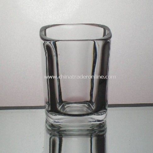 Square Shot Glass with 76ml Capacity from China