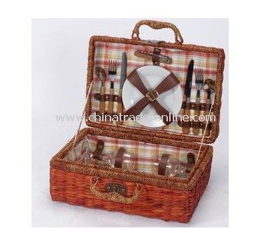 Wicker Basket for 2 Persons from China