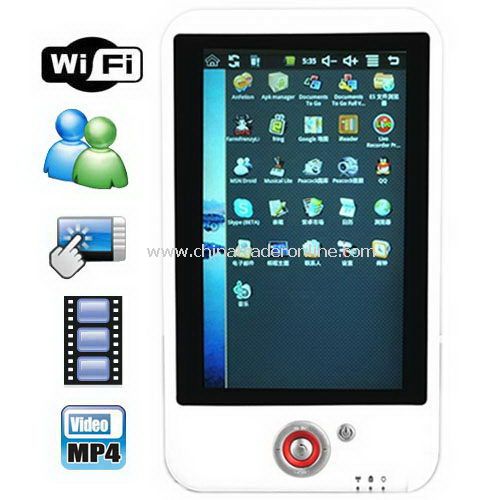 7.0 Inch Wide Touchscreen Wifi Mini Notebook with Google Android OS 1.6