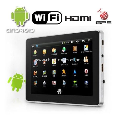 7 Inch LCD Android 2.1 OS Ramos W9 Tablet PC with WiFi and 8GB Storage from China