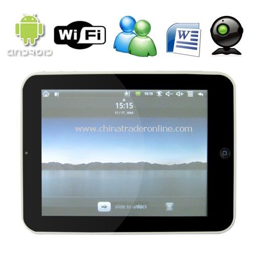 8 Inch Touch Screen Mini Tablet Computer with G-Sensor + WiFi + Android OS