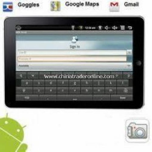 Google Android 2.1 OS 7 TFT Touch Screen 3G Tablet PC MID with WiFi & Camera from China