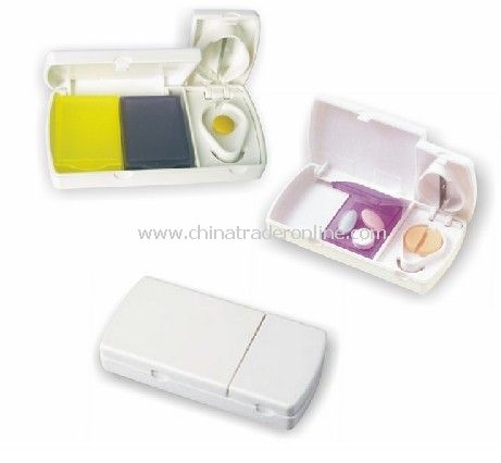 Pill Box with Cutter from China