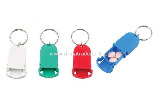 Pill Case Key Chain